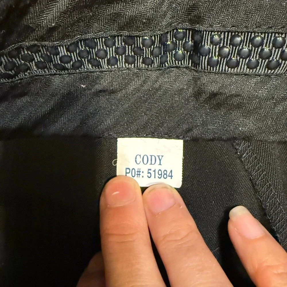 Murphy & Hartelius MH Mens 34R Pilot Aviation Uniform Black Dress Pants Wool